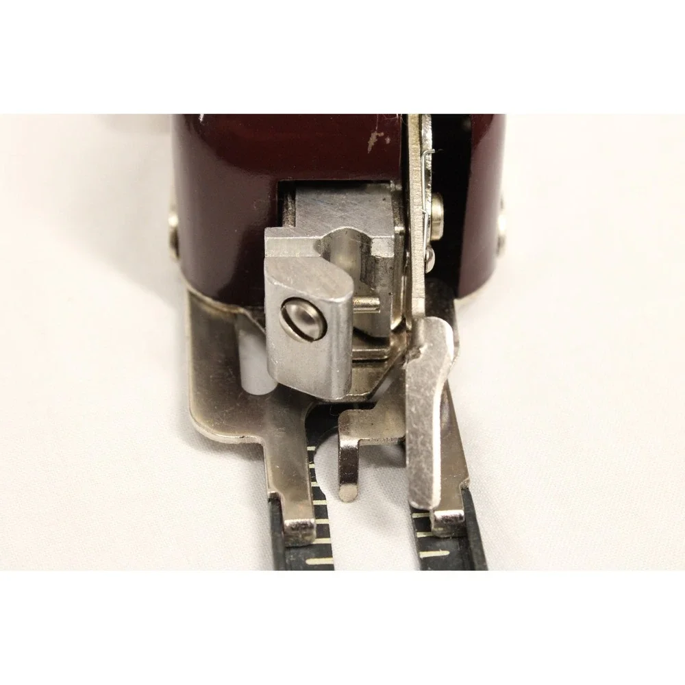 Kenmore Buttonhole Attachment Vintage Greist W 65432 Maroon Box Complete